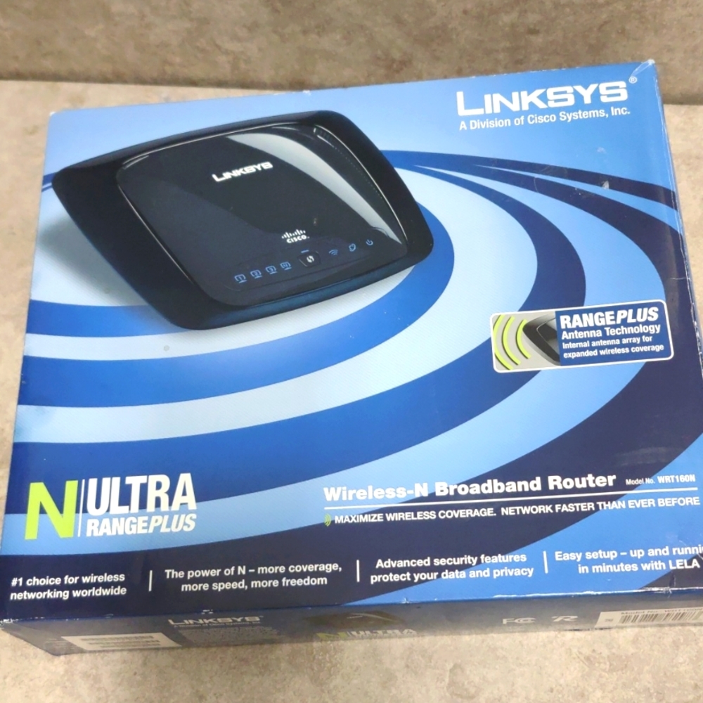 Linksys Wireless N Broadband Router Ultra Range Plus